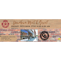 Quarterly Downtown Meet & Greet at Common Ground Coffee Co., 12 E. Wall St.