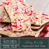 Peppermint Bark Class at The Kitchen