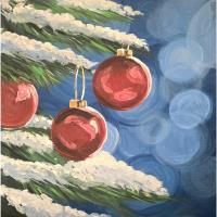 Christmas Canvas Paint Class