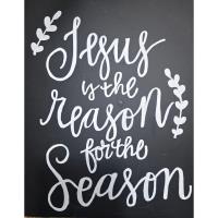 Christmas Lettering Class - Christmas on the Bricks