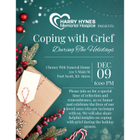 Coping with Grief During The Holidays presented by Harry Hynes Memorial Hospice