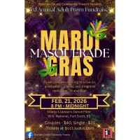 3rd Annual Adult Prom Mardi Gras Masquerade Fundraiser by BBCO Theatre