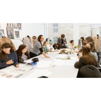 No Sew Fabric Collage Class at The Artificers