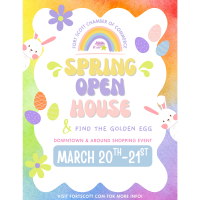 Spring Open House & Find the Golden Egg Shopping Event, Downtown & Around