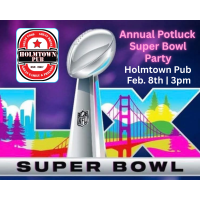 Potluck Super Bowl LX Party at Holmtown Pub