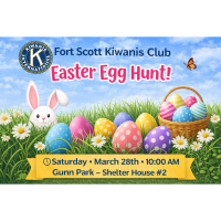 Easter Egg Hunt hosted by Fort Scott Kiwanis Club