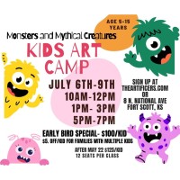 Monsters & Mythical Creatures Kids Art Camp @ The Artificers