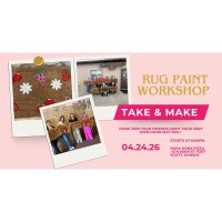 Rug Paint Workshop at Papa Don's Pizza