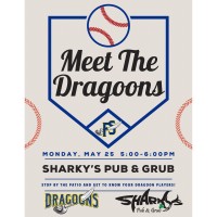 Meet The Dragoons at Sharky's Pub & Grub