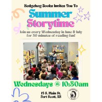 Summer Storytime at Hedgehog Books