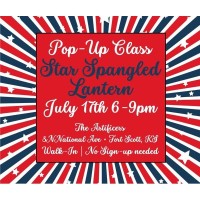 Patriotic Lantern Pop-Up Class - The Artificers