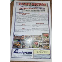 Estate Auction - The Late Larry Ballou Estate
