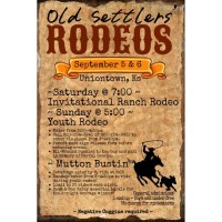 Rodeo @ Uniontown's Old Settlers Day