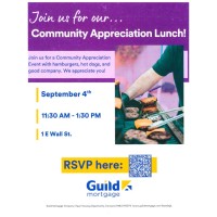Community Appreciation Lunch by Guild Mortgage