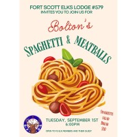 Spaghetti & Meatball Night @ the Elk's Lodge