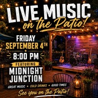 Sharky's Live Music on the Patio Feat. Midnight Junction