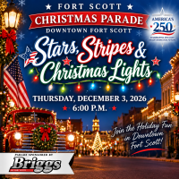2026 Christmas Parade ~ "Stars, Stripes & Christmas Lights"