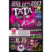 3rd Annual TATA Benefit Ride - proceeds for Care to Share - $15 per wristband - Live band