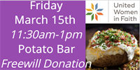 Potato Bar (and Pie) to benefit UWFaith