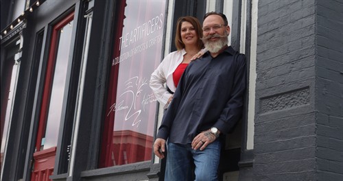 The Owners behind The Artificers: Trent and Kate Freeman
