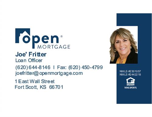 Residential Loans - Openmortgage.com/joe-fritter