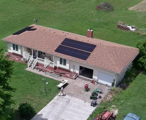 Home solar system in Iola, KS