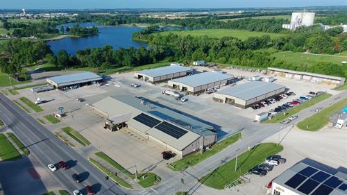 Commercial solar system at ACE Cleaver Farm & Home in Chanute, KS