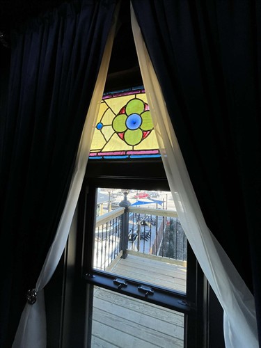 Stained Glass in The Monarch Suite