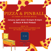 20 Under 40 Pizza & Pinball Winter Social