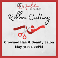 Crowned Hair & Beauty Salon Ribbon Cutting