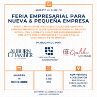 FERIA EMPRESARIAL PARA NUEVA & PEQUEÑA EMPRESA