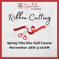 Spring Villa Disc Golf Course Ribbon Cutting