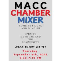 *MACC Chamber Mixer 9/4/2025