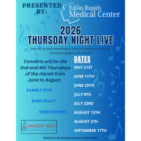 *Thursday Night Live Courthouse Concert - 7/09/26