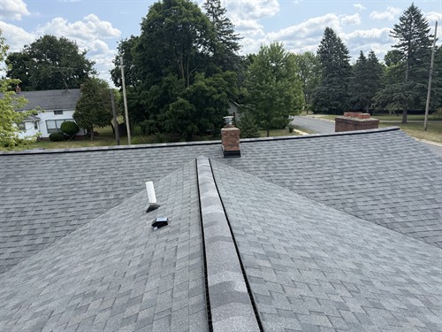 New roof installed