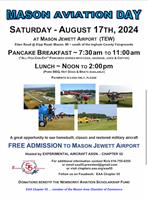 Mason Aviation Day - August 17th, 2024