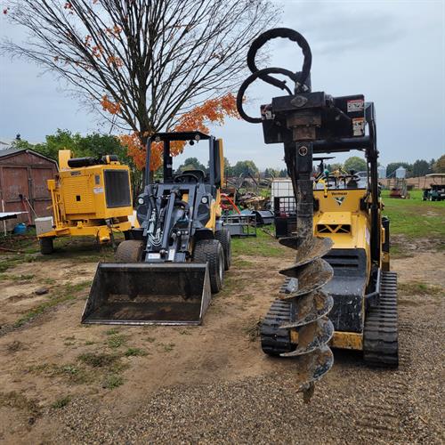 Chipper, Mini Skid and Compact Loader