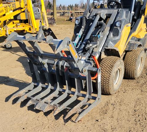 Compact Loader with Grappler