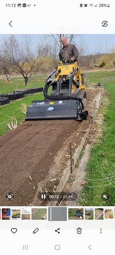 Mini Skid Steer with Rotatiller