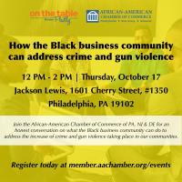 On The Table: Addressing Crime & Gun Violence