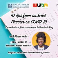 10 Tips from an Event Planner on COVID-19: Cancellations, Postponements & Rescheduling
