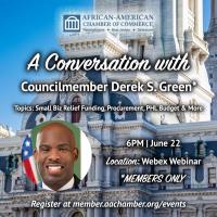 A Conversation with Councilmember Derek Green