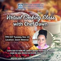 Virtual Cooking Class with Chef Dawn
