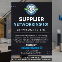 Supplier Networking 101 with Independence Blue Cross