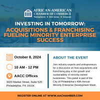 Investing in Tomorrow: Acquisitions & Franchising Fueling Minority Enterprise Success