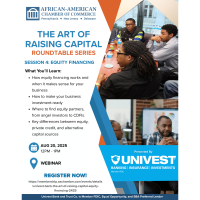 Univest Bank: The Art of Raising Capital – Session 4: Equity Financing