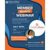 Member Mastery Webinar: Session Two – Mental Health in Business