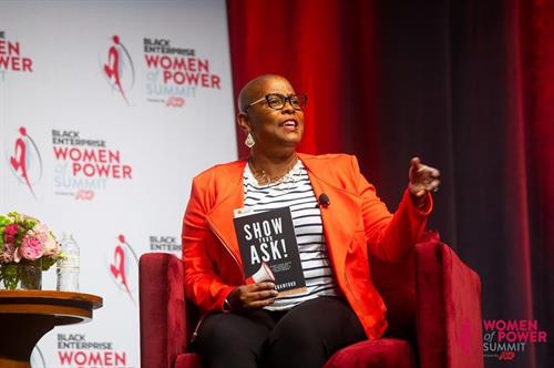 Speaking at Black Enterprise Women of Power Summit 2022