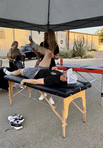 We offer stretching and love going to events as a vendor! We offer stretching and love going to events as a vendor!