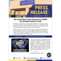 News Release: Ellis County Music Center